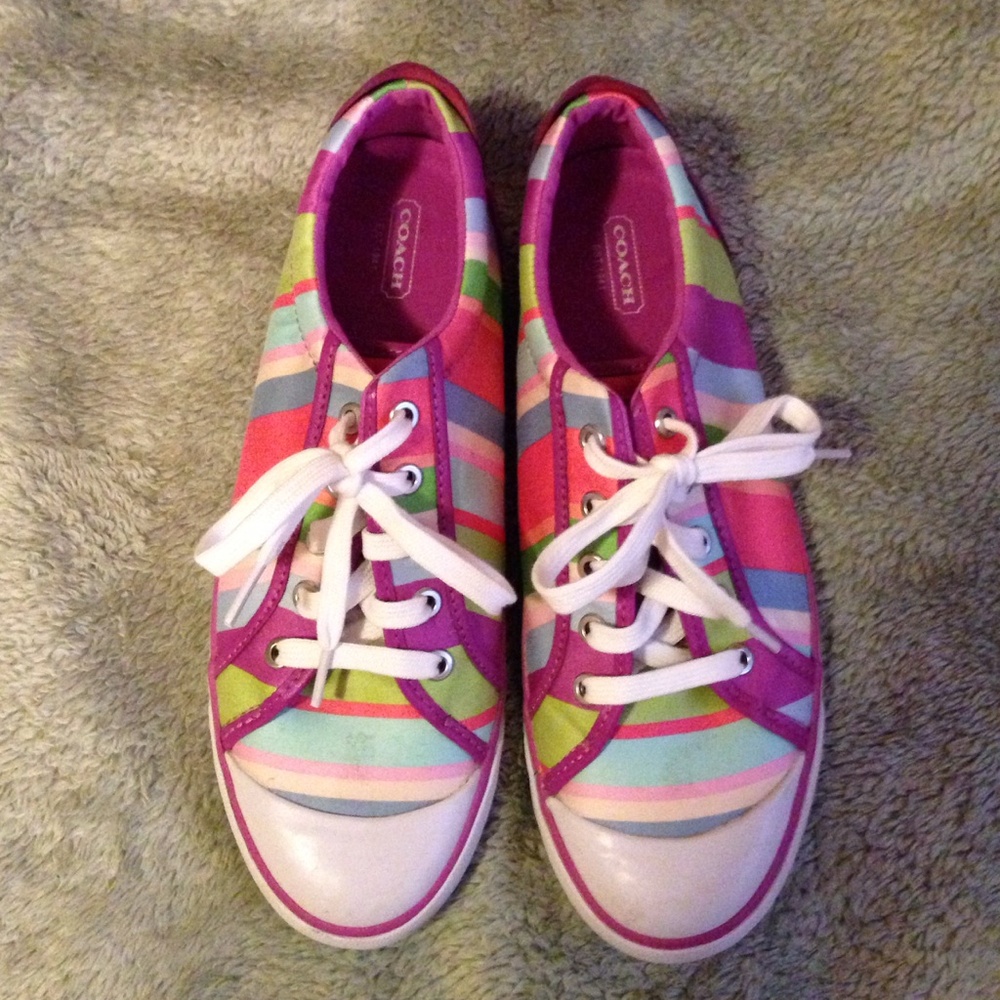 Coach Barrett Hamptons Weekend Stripe shoes